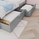 preview thumbnail 16 of 28, Max and Lily Full-Size Bed with Panel Headboard and Storage Drawers