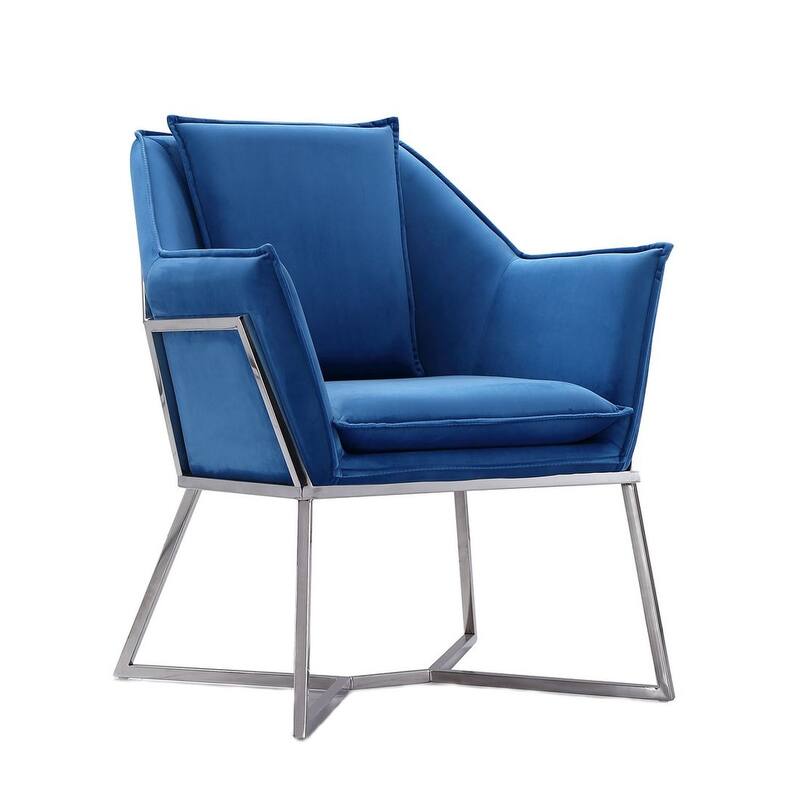 Origami Velvet Accent Chair