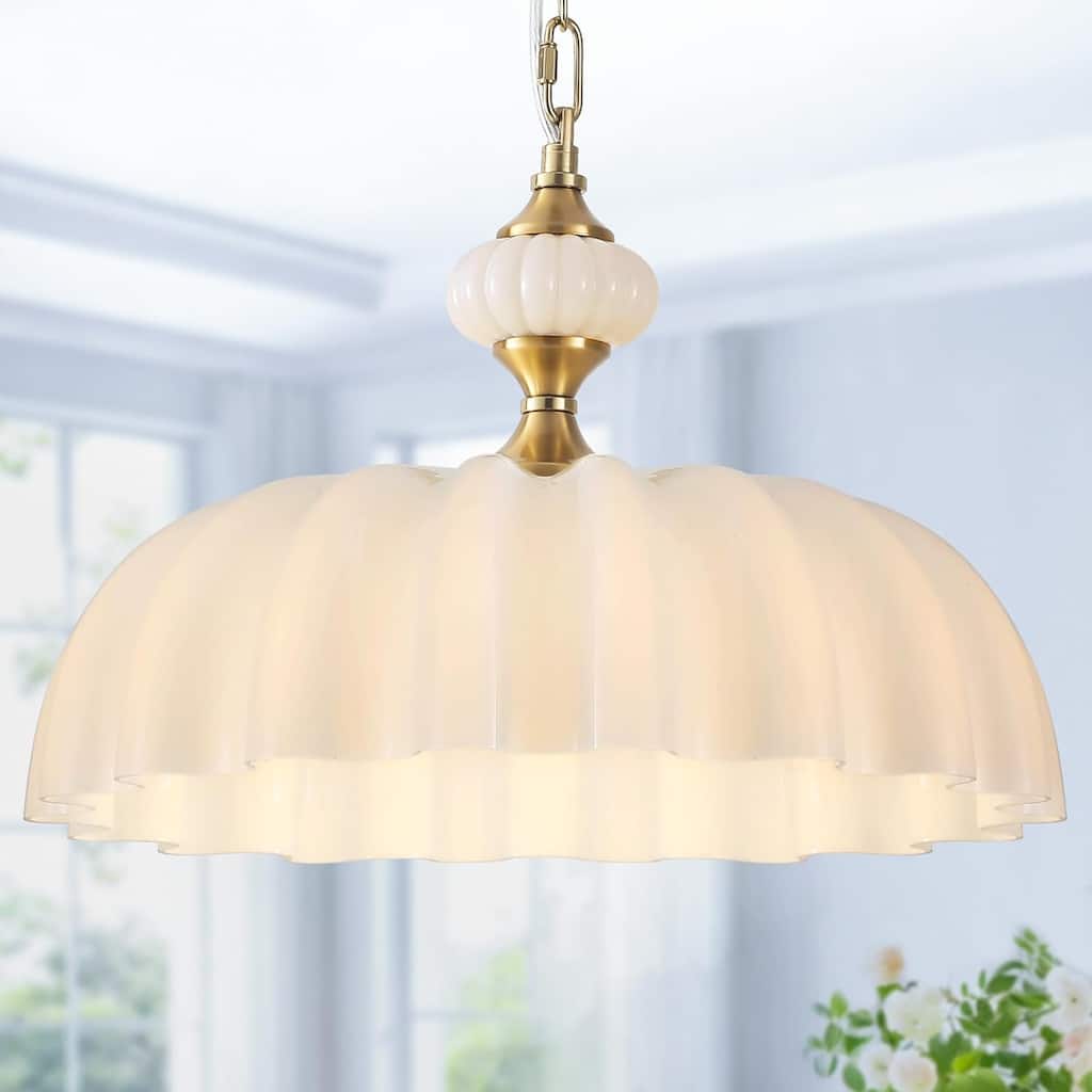 Adjustable pendant light black&gold bedroom light metal floral light