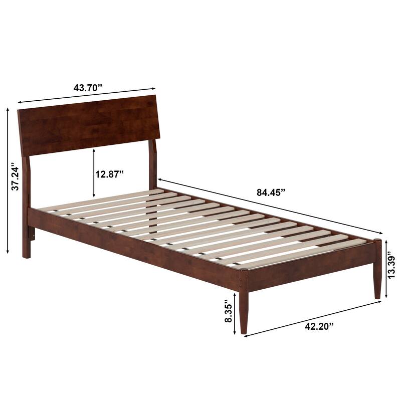 Bradford Platform Bed with Adjustable Headboard