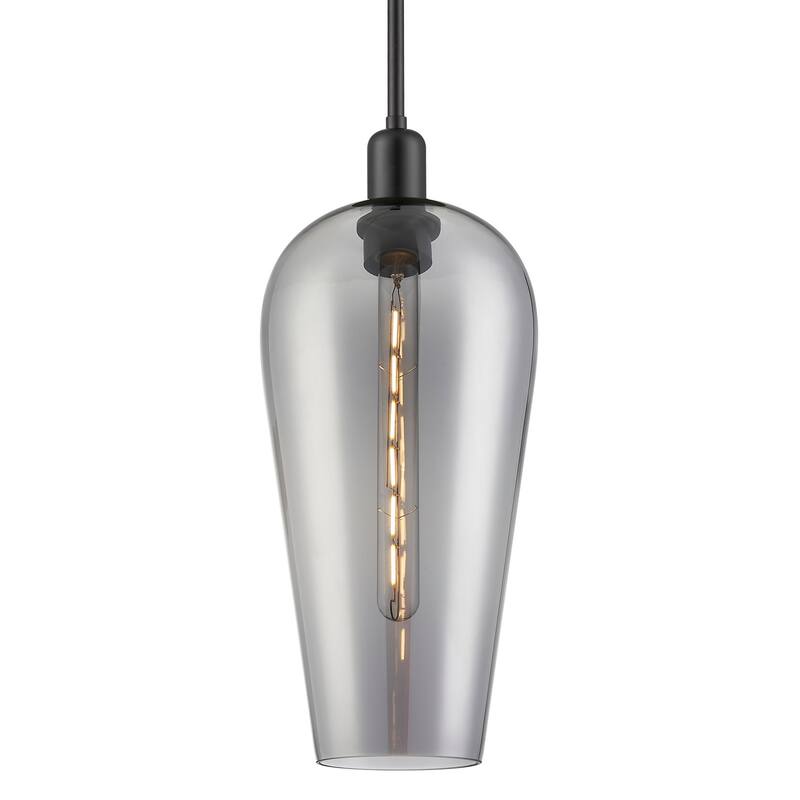 Innovations Lighting 716-1S-G456-8SM Chelsea 8" Wide Mini Pendant with - Matte Black