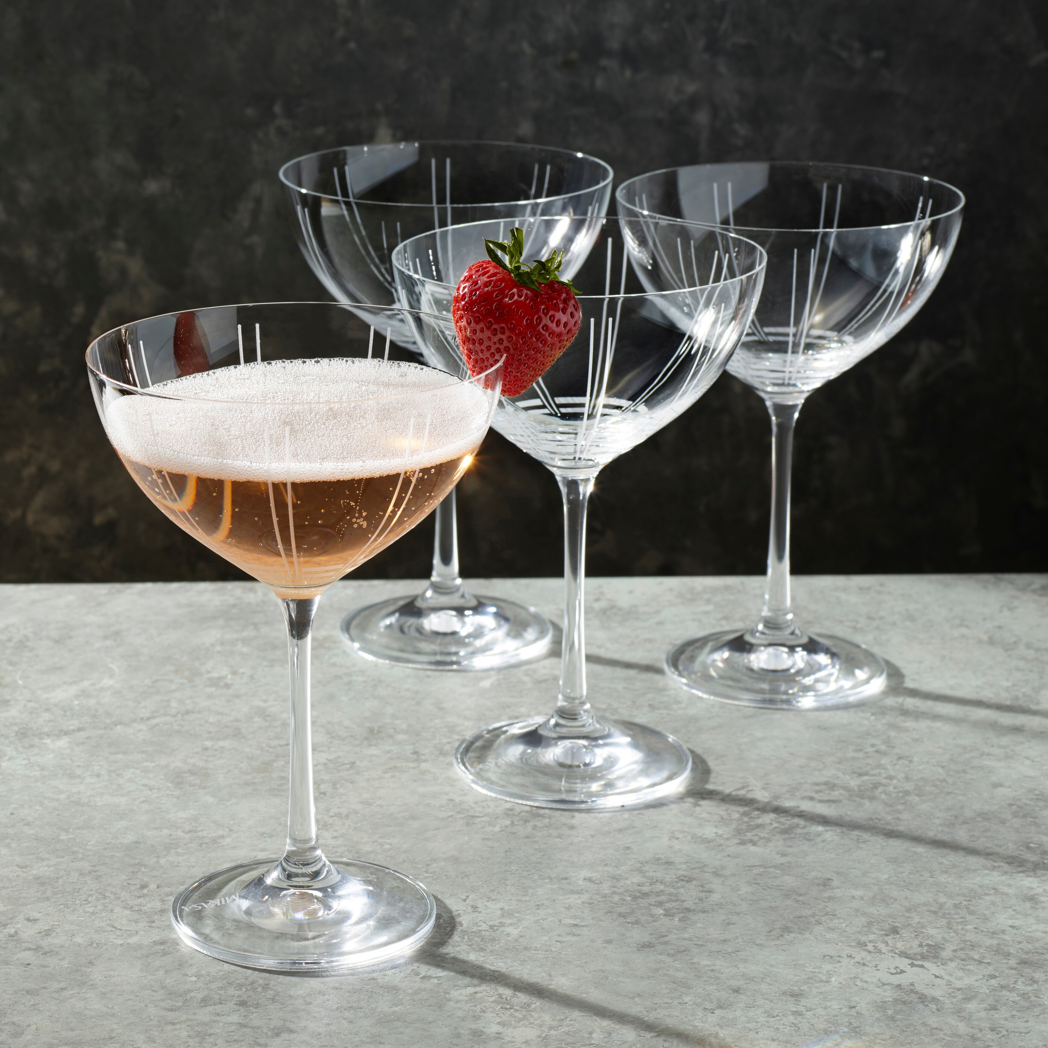 mikasa martini glasses