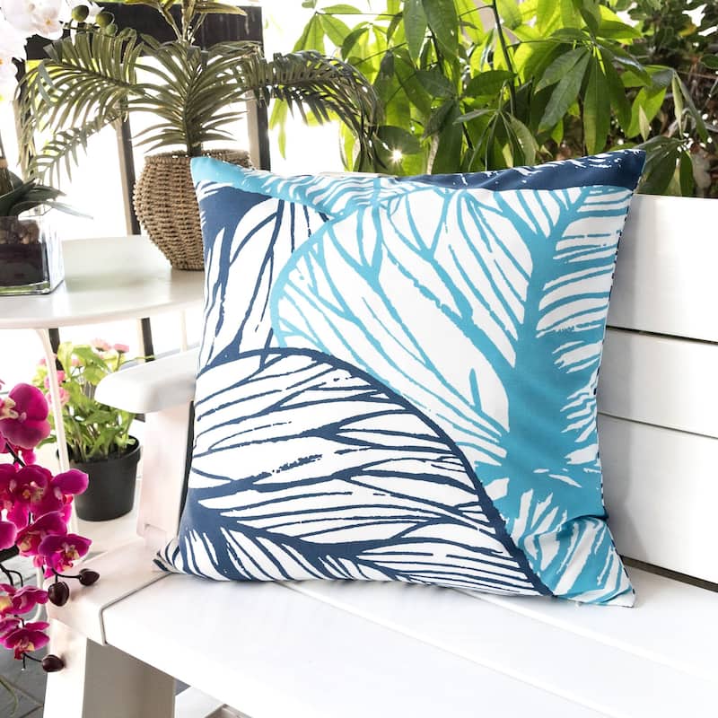 Leaf Vein - Outdoor & Indoor Throw Pillow Set of 2,20"x20"