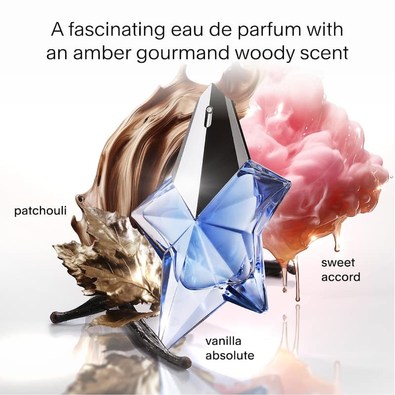 Mugler Angel Eau de Parfum Spray for Women .85 Oz