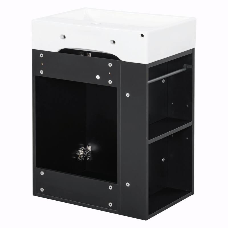 20" Bathroom Vanity with Ceramic Sink