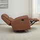 preview thumbnail 9 of 52, Jerome Swivel Glider Recliner Nursery Chair Manual Push Back Recliner