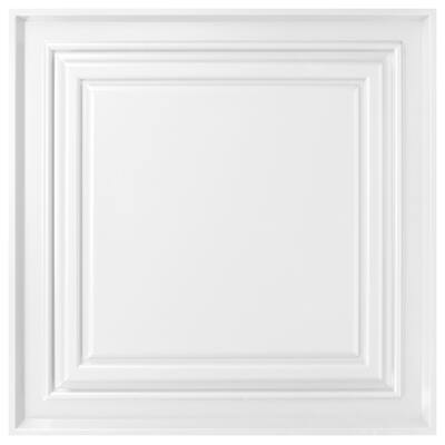 Art3d 2ft x 2ft Ceiling Tiles,PVC Ceiling Tiles in White,Pack of 12