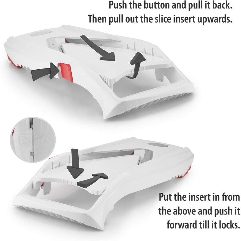 Swissmar V-7000 Borner V-Power Mandoline, White