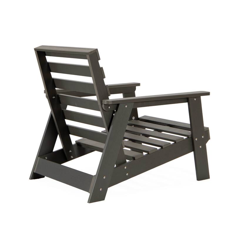 Alpine Modern Outdoor Upholstered Accent Chair - Lounge Armchair with Removable Cushions for Living Room