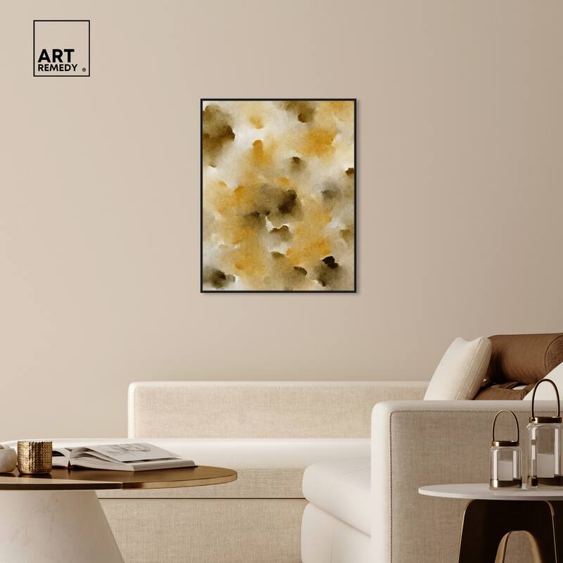Art Remedy Granola Chocolate Chips Framed Watercolor Boho Abstracts