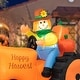 preview thumbnail 12 of 16, Glitzhome 7ft Fall Lighted Inflatable Tractor Scarecrow Decor