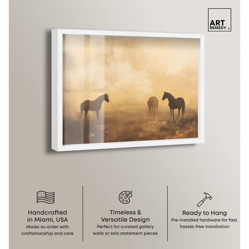 Equine Trio Shadowbox by Art Remedy