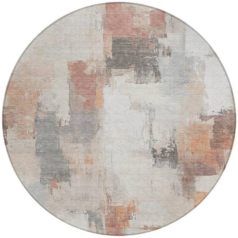 HomeRoots Abstract Transitional Rectangle Outdoor Rug