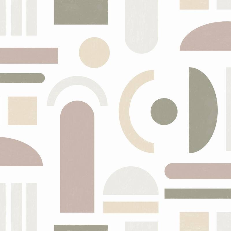 NuWallpaper Terracotta Wiles Peel & Stick Wallpaper - 216in x 20.5in x 0.025in - 216in x 20.5in x 0.025in - Pink