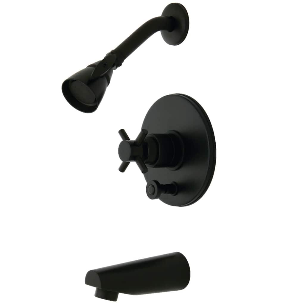 Kingston Brass Concord Tub and Shower Trim Package with 1.8 GPM Single