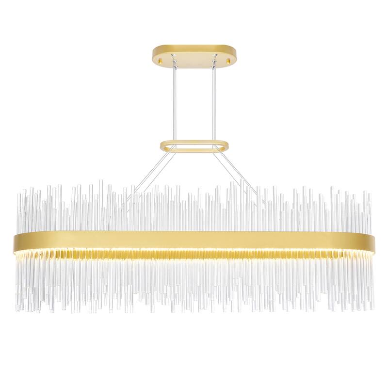 Genevieve LED Chandelier With Medallion Gold Finish - Medallion Gold - Medallion Gold