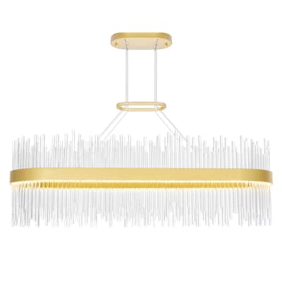Genevieve LED Chandelier With Medallion Gold Finish - Medallion Gold