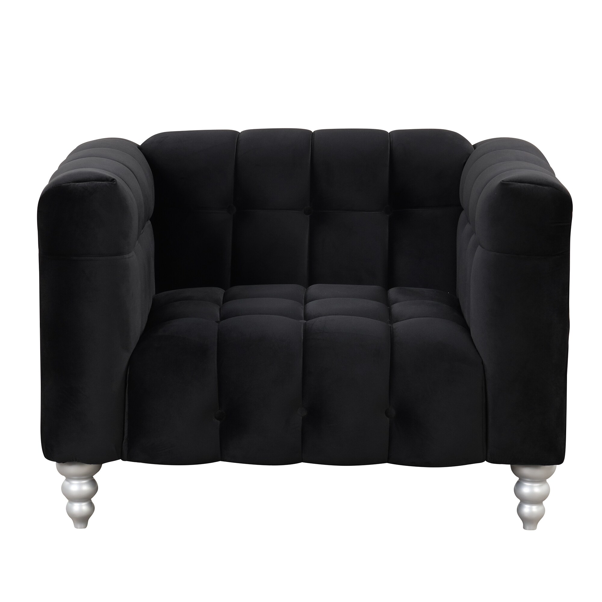 Black single couch discount