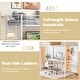 preview thumbnail 11 of 28, Costway Twin Size Loft Bed Heavy Duty Metal Loft Bed Frame with Safety