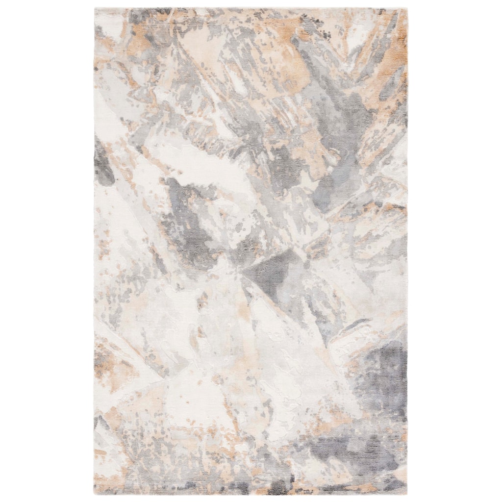 SAFAVIEH Hand-Knotted Mirage Zeynab Modern Viscose & Wool Rug