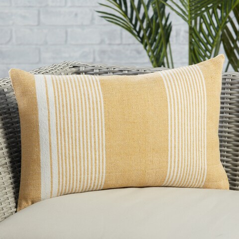 Ladonna Indoor/ Outdoor Striped Lumbar Pillow