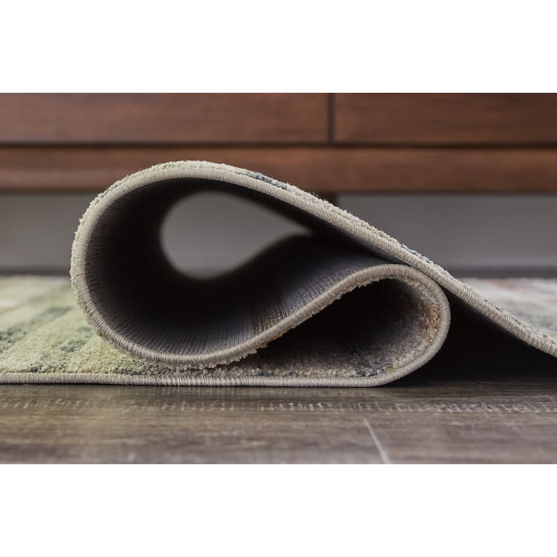 Signature Design by Ashley Kemart Orange/Blue/Brown Rug