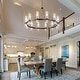 preview thumbnail 6 of 20, Black Wagon Wheel Chandelier Modern Farmhouse Chandelier