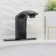 preview thumbnail 6 of 13, Chrome Touchless Bathroom Faucet with Hole Cover Plate