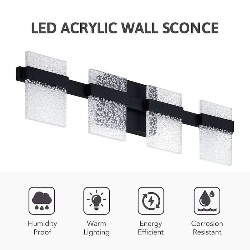 CO-Z Modern 20W LED Wall Sconce Vanity Light Fixture