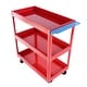 preview thumbnail 8 of 21, 3-Tier Rolling Tool Cart for Garage and Workshop Use