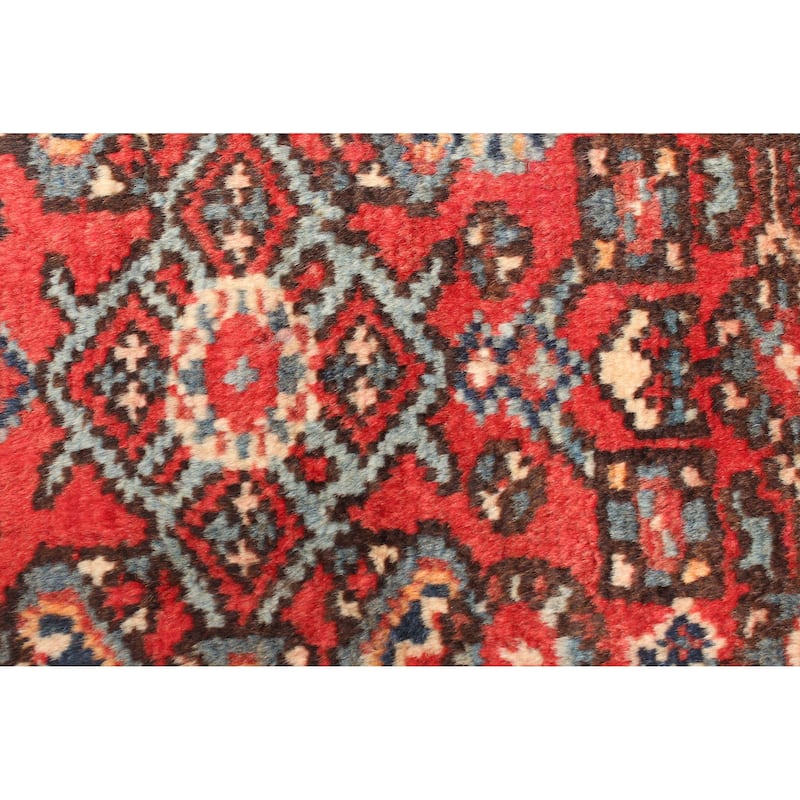 ECARPETGALLERY Hand-knotted Andelz Red Wool Rug - 2'5 x 9'2