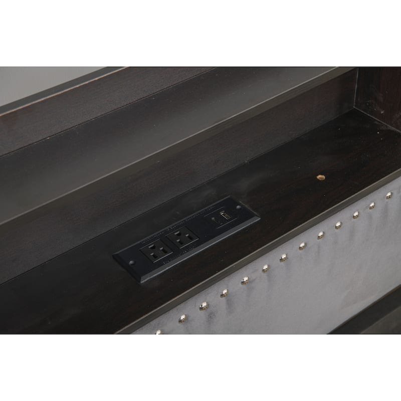 Twin Size Daybed with Trundle, Upholstery Daybed with LED Light ＆ Charging Station, Velvet Day Bed with Wood and Metal Frame