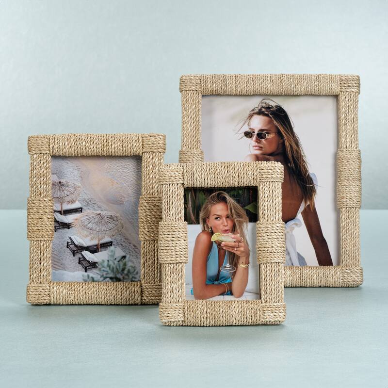 Faenza Abaca Rope Photo Frame