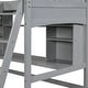 preview thumbnail 21 of 34, Twin Loft Bed with Shelves, Desk, and Ladder - Perfect for Multi-Use Spaces