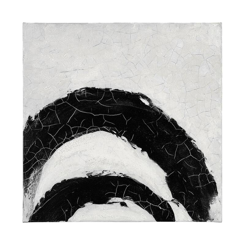 Yang (white) (41 x 41) Canvas Art Print - Large