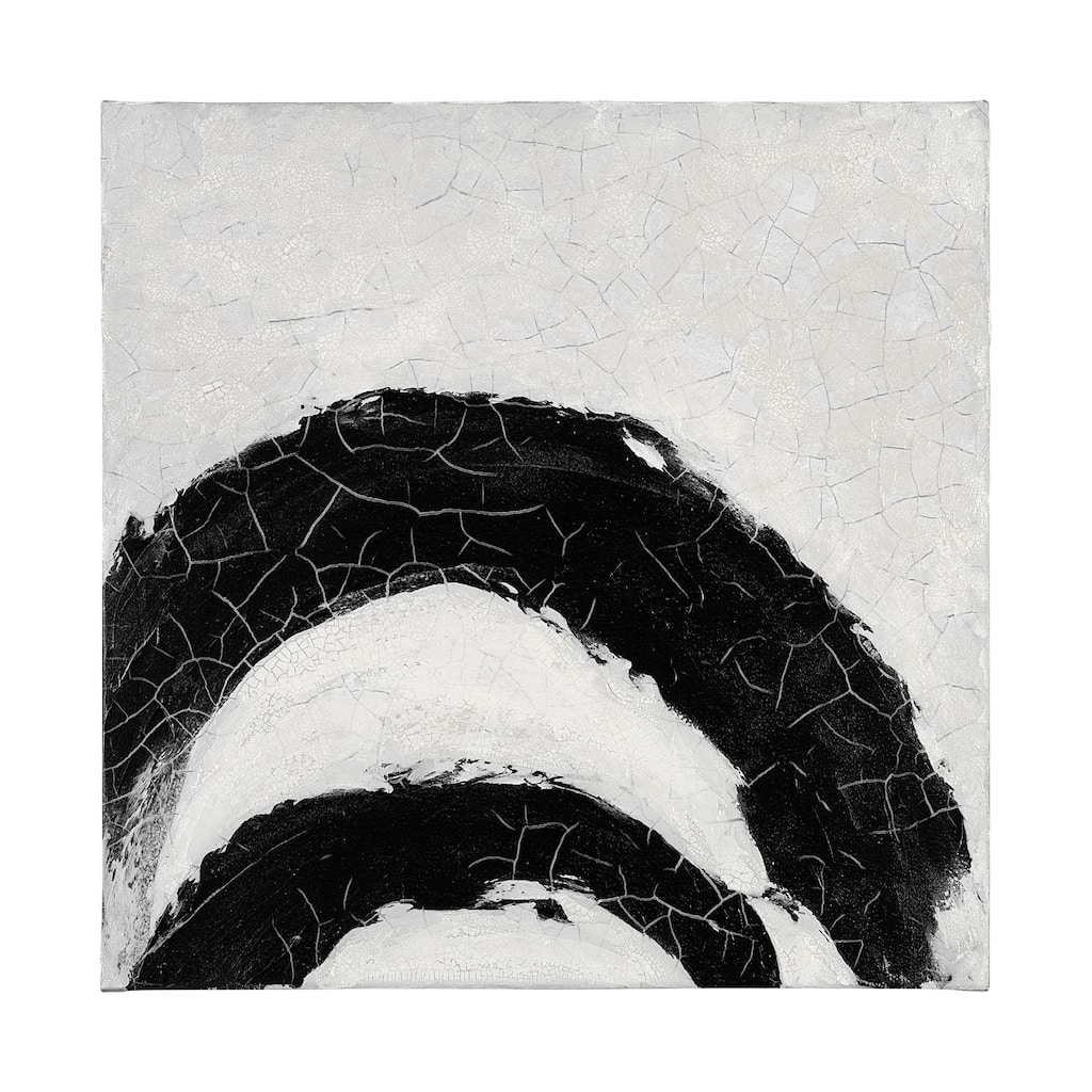 Yang (white) (41 x 41) Canvas Art Print