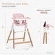 preview thumbnail 3 of 16, Evolur Tiny Throne 2 in 1 Highchair