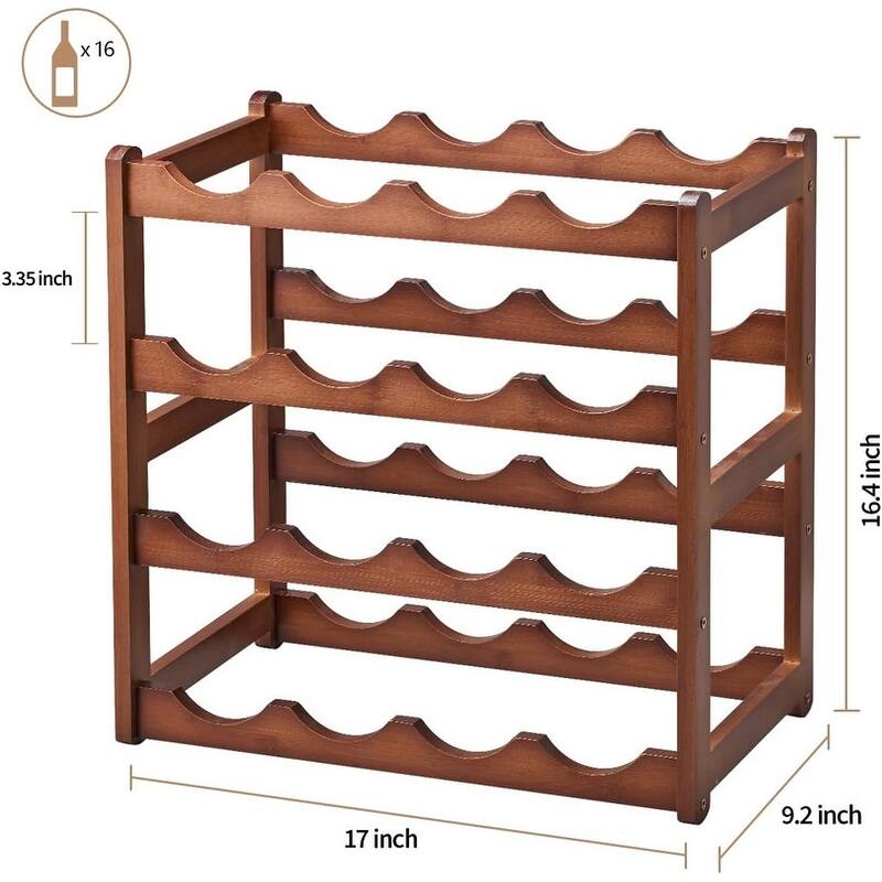 Sturdy and Durable Countertop Wine Storage Cabinet Shelf
