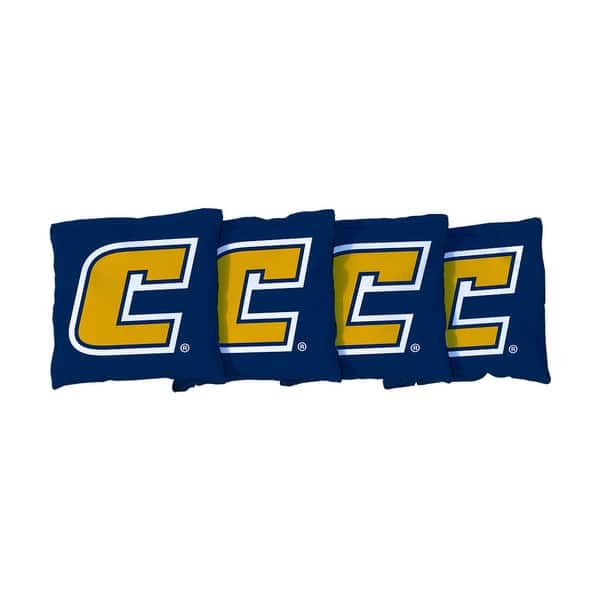 slide 2 of 3, Tennessee Chattanooga University Mocs Blue Cornhole Bags All-Weather Resin Filled