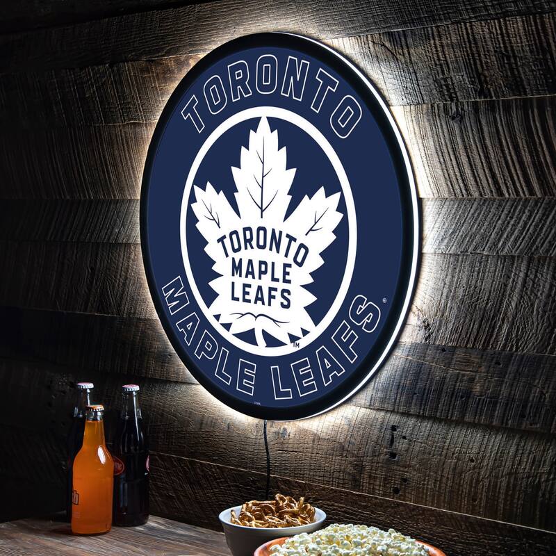 Toronto Maple Leafs LED Lighted Sign - Clear