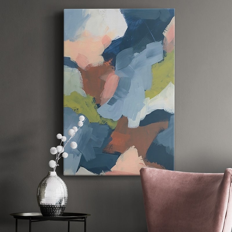 Soft Indigo Atmosphere II Premium Gallery Wrapped Canvas - Ready to Hang