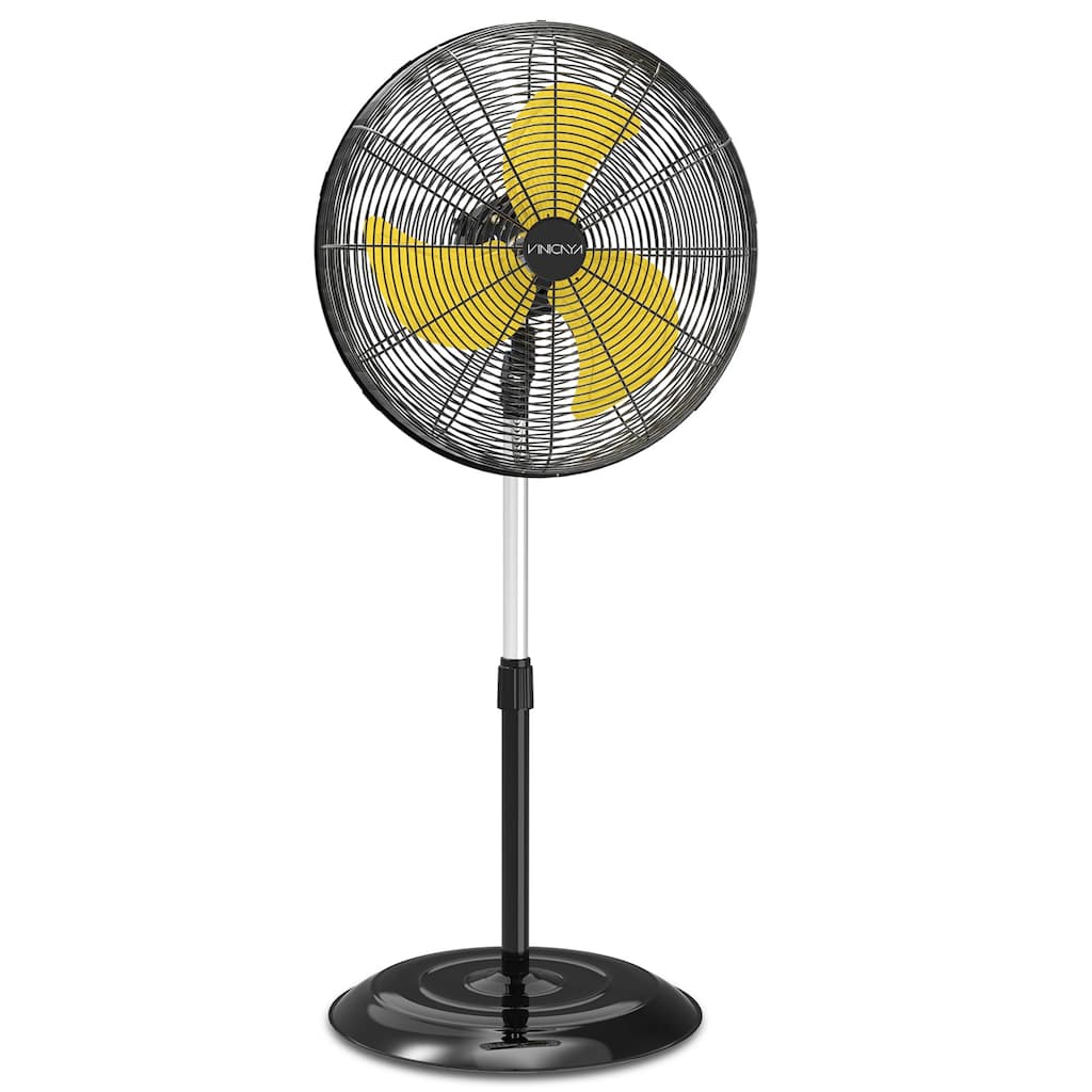 20" Industrial Oscillating 3-Speed Heavy Duty Pedestal Fan