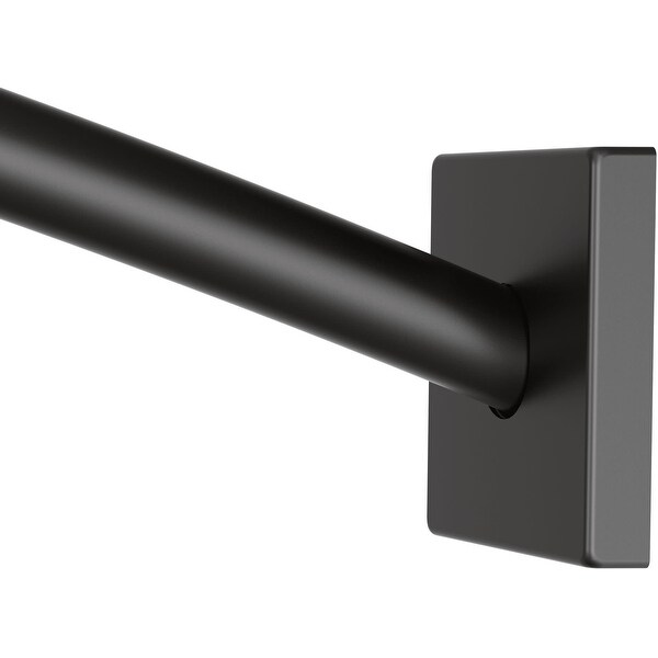 Moen CSR2168 Triva 54" - 60" Curved Wall Mounted Shower Curtain Rod