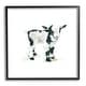 preview thumbnail 9 of 23, Stupell Baby Farm Lamb Minimal Country Animal over White Framed Wall Art - Black 24 x 24 - Black