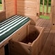 preview thumbnail 5 of 8, Backyard Discovery Scenic Heights Cedar Wooden Elevated Kids Playhouse - 6'5" x 6'5"