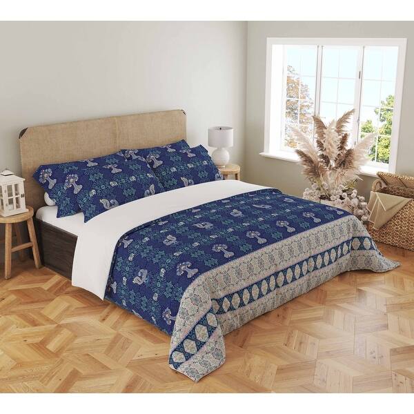 Agra Peace Tree Pillow Case 30x20 in Indigo Bed Bath & Beyond 38911464