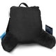 preview thumbnail 23 of 143, Nestl Memory Foam Reading Pillow with Backrest, Arms and Pockets Medium - Black