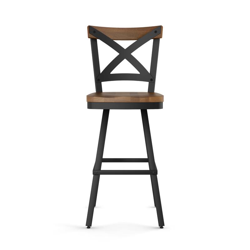 Amisco Jasper Swivel Counter and Bar Stool