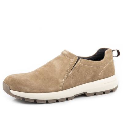 Roper Casual Shoes Mens Braun Suede Leather Tan 09-020-0990-3356 TA