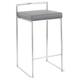 Option Grey Faux Leather